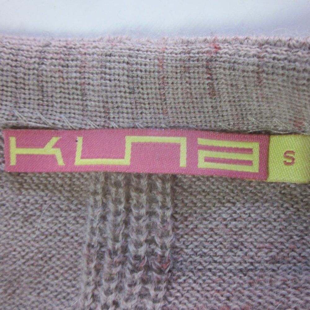 Kuna Baby Alpaca Knit Cardigan Size S Handknit Peru 34" Bust Snap Front Sweater — image 5 of 8